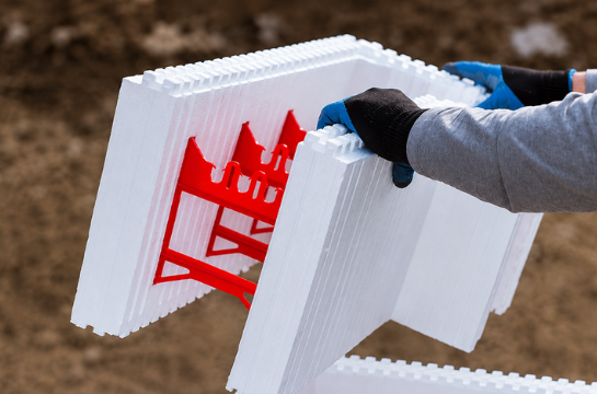 SuperForm ICF block closeup